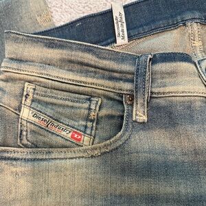 Diesel Women’s Faded Blue Jeans